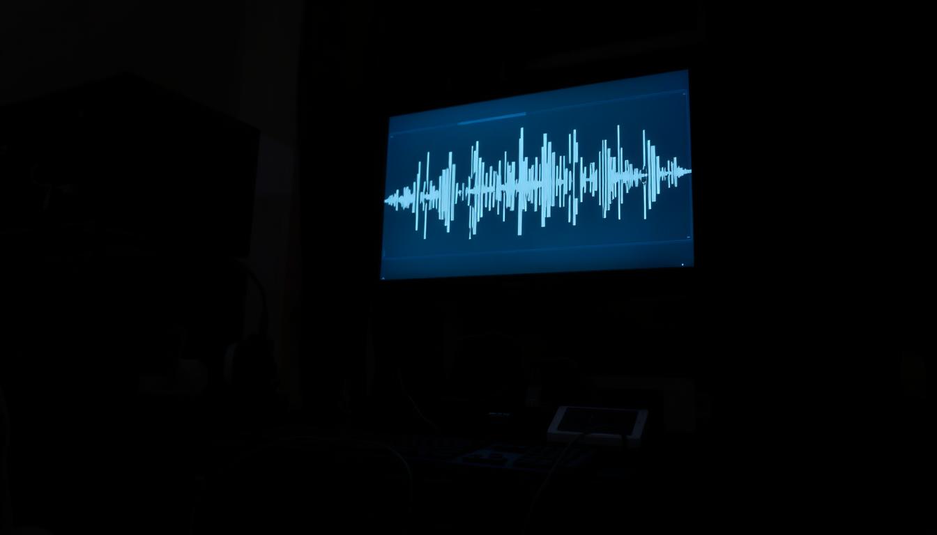 A dark and gloomy room, illuminated by the flickering light of a computer screen. On the screen, a visualization of audio waveforms stutters and glitches, signaling the telltale signs of audio streaming issues. The room is cluttered with tangled cables and devices, creating a sense of disarray and technical complexity. The mood is one of frustration and technological distress, as the user struggles to maintain a stable audio connection while streaming their favorite content. The camera angle is slightly low, emphasizing the overwhelming nature of the problem at hand. A dark and gloomy room, illuminated by the flickering light of a computer screen. On the screen, a visualization of audio waveforms stutters and glitches, signaling the telltale signs of audio streaming issues. The room is cluttered with tangled cables and devices, creating a sense of disarray and technical complexity. The mood is one of frustration and technological distress, as the user struggles to maintain a stable audio connection while streaming their favorite content. The camera angle is slightly low, emphasizing the overwhelming nature of the problem at hand.